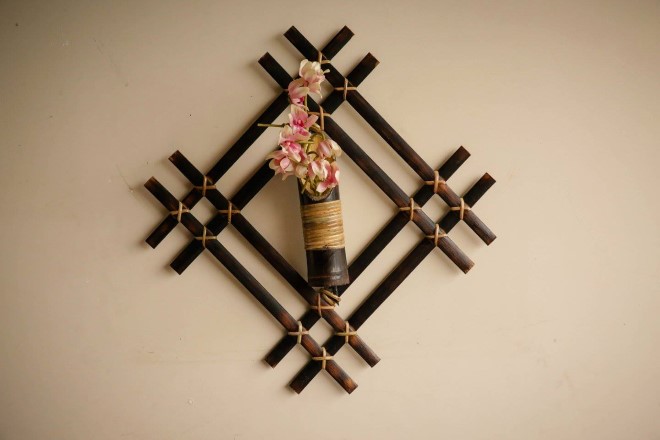 صنایع دستی بسیار زیبا ساخته شده از نی و بامبو